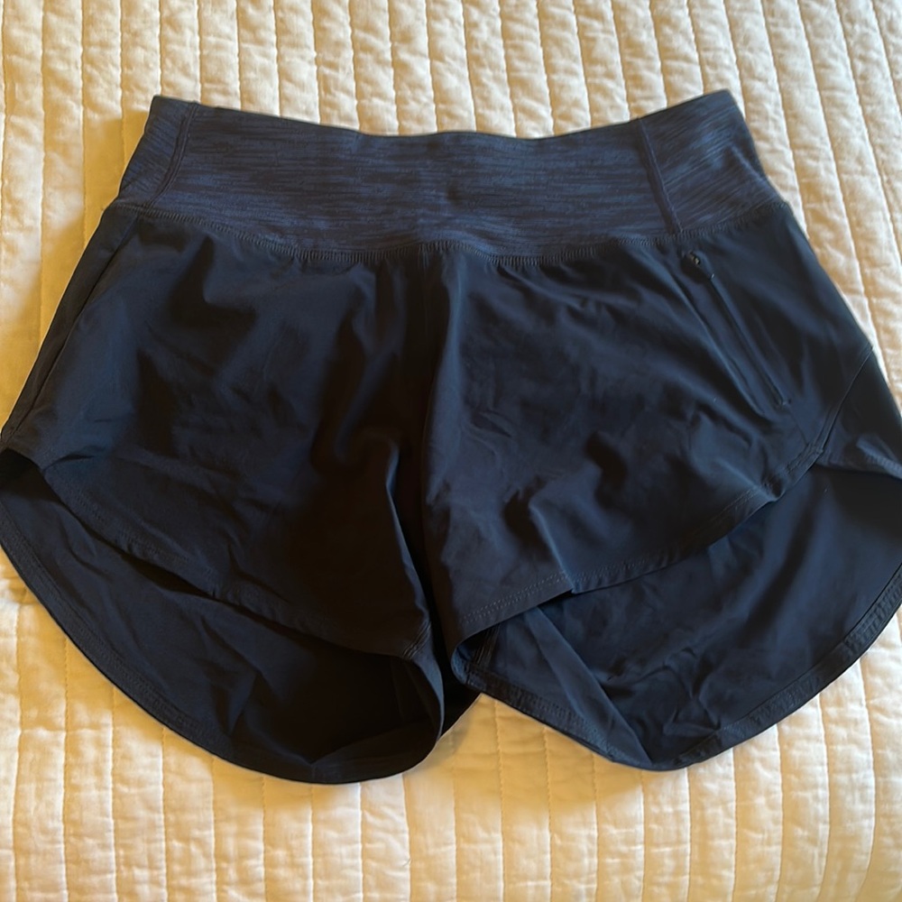 Navy outdoor voices shorts 4 inch
